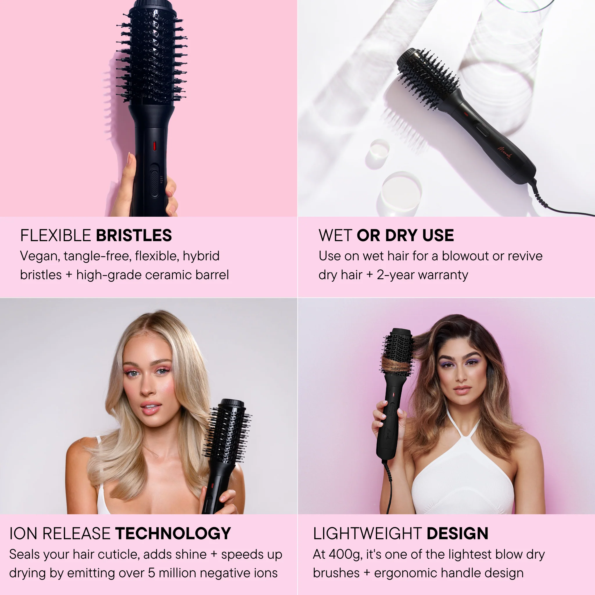Blow Dry Brush - Black - Image 9