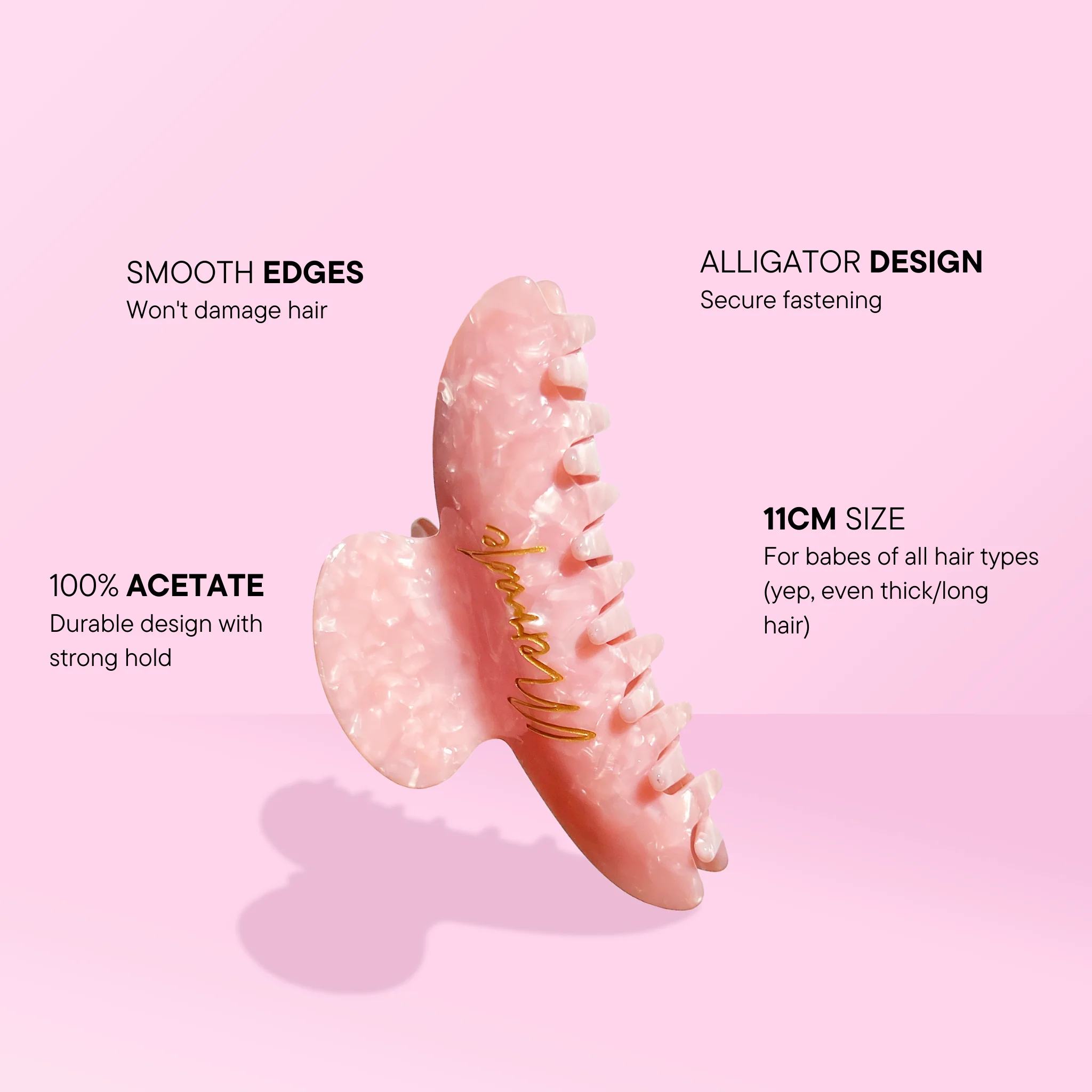 Claw Clip - Pink - Image 8