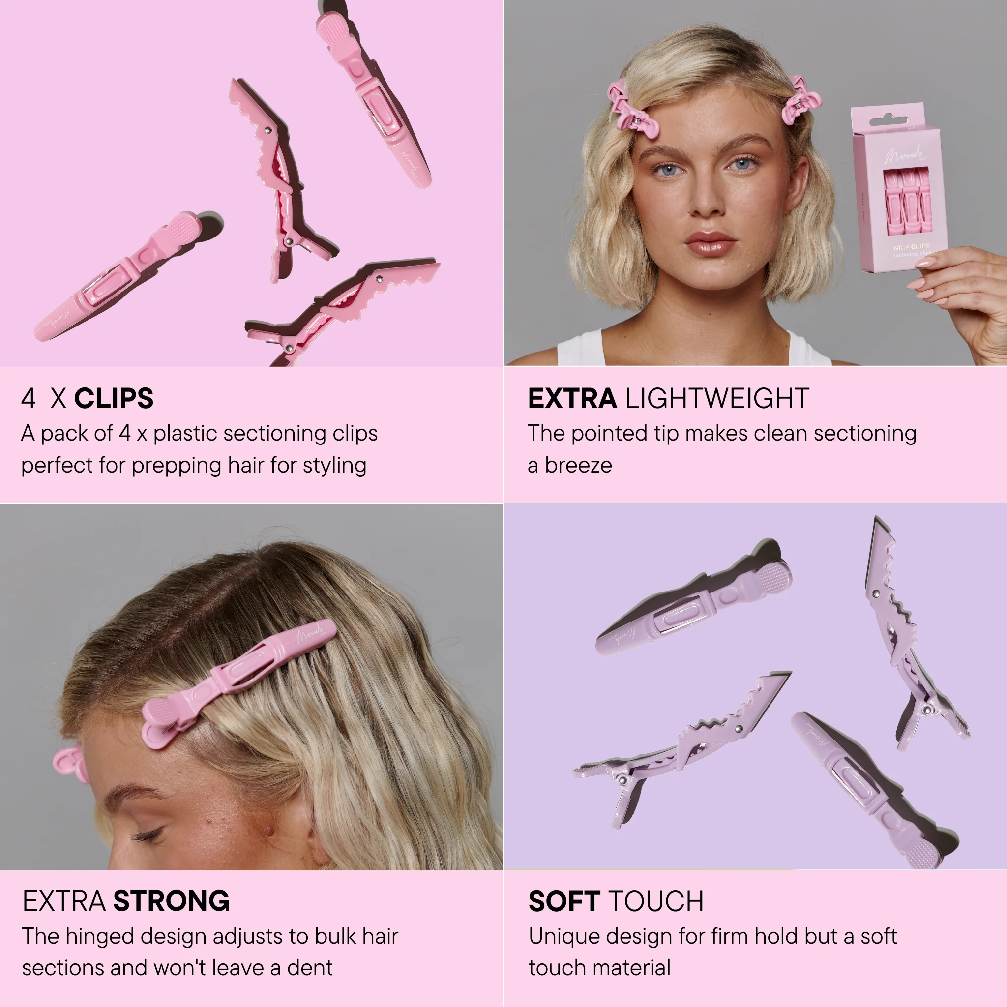 Grip Clips - Pink - Image 7
