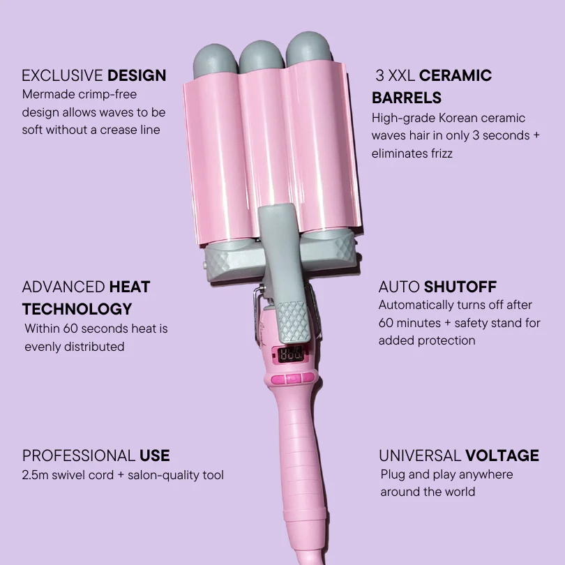 1.25" Original Pro Waver - Pink - Image 13